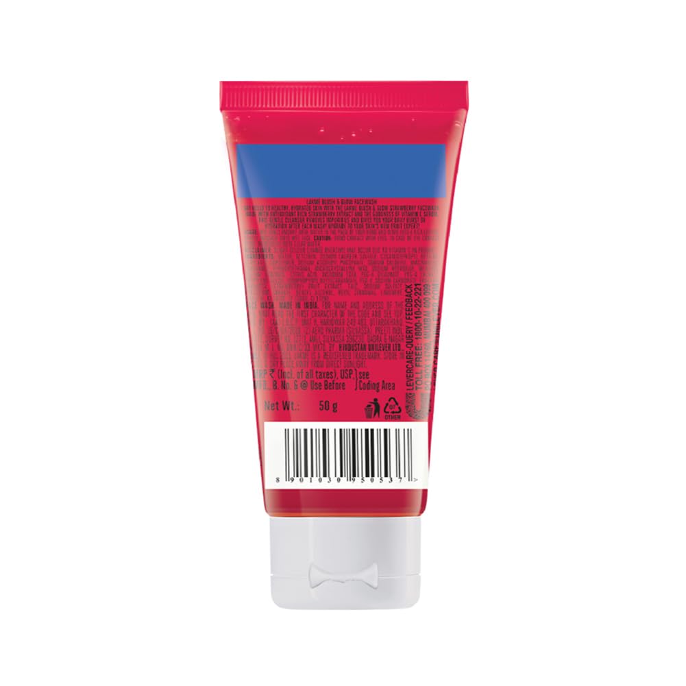 Lakme Blush & Glow Strawberry Freshness Gel Face Wash with Strawberry Extracts|| 150 g