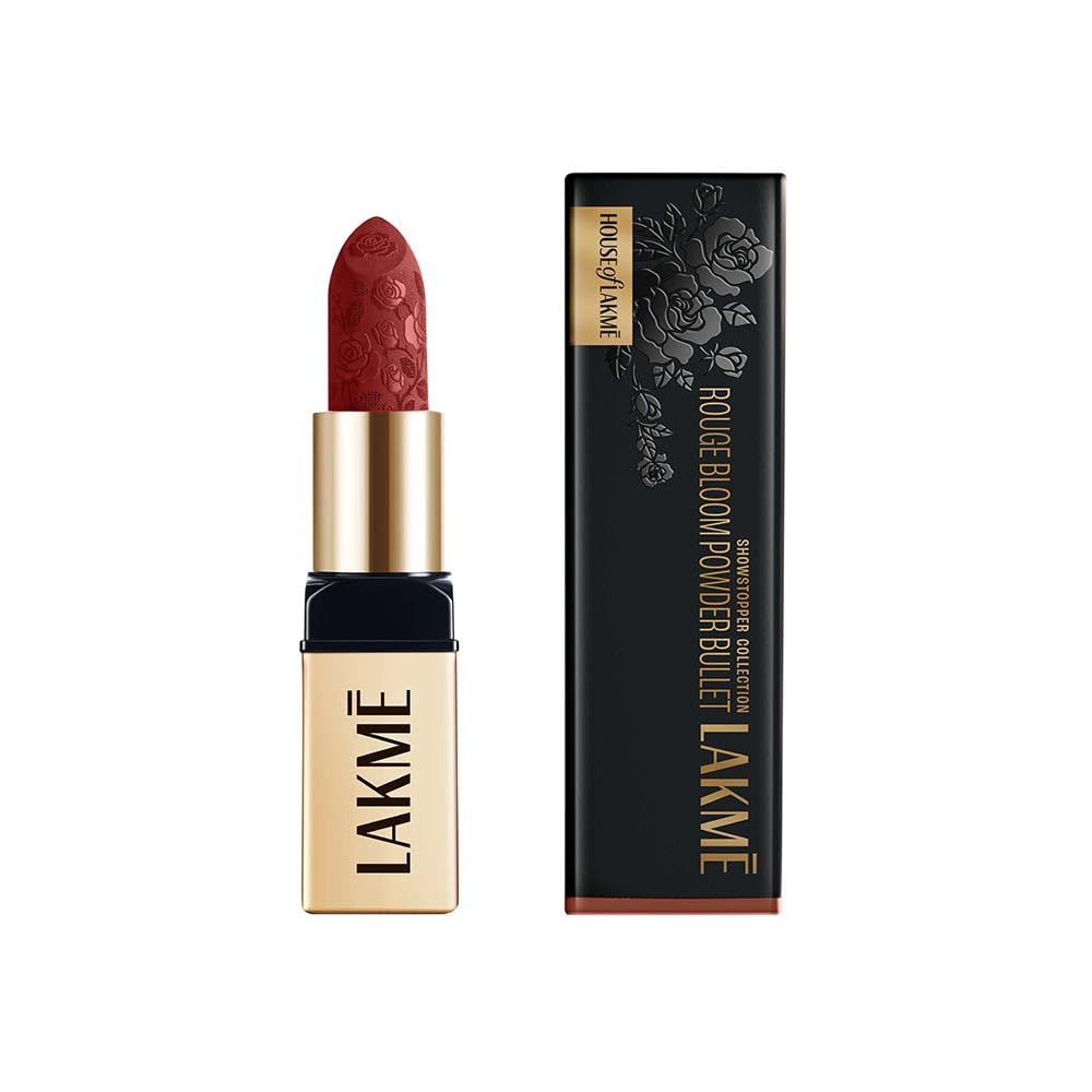 LAKMÉ LAKM Lakme Rouge Bloom Powder Matte Bullet Pink Tulip 203-4gm