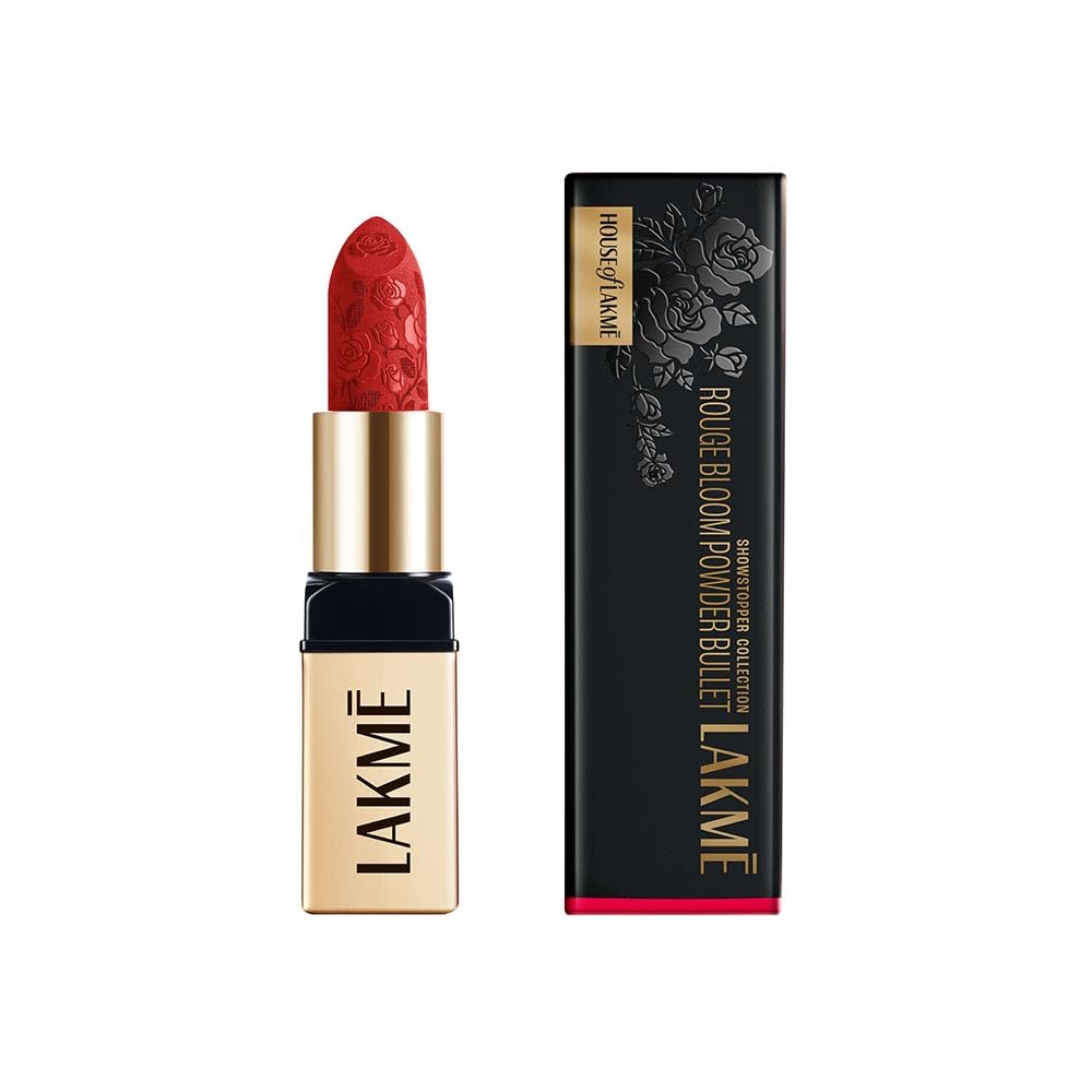 LAKMÉ LAKM Lakme Rouge Bloom Powder Matte Bullet Pink Tulip 203-4gm