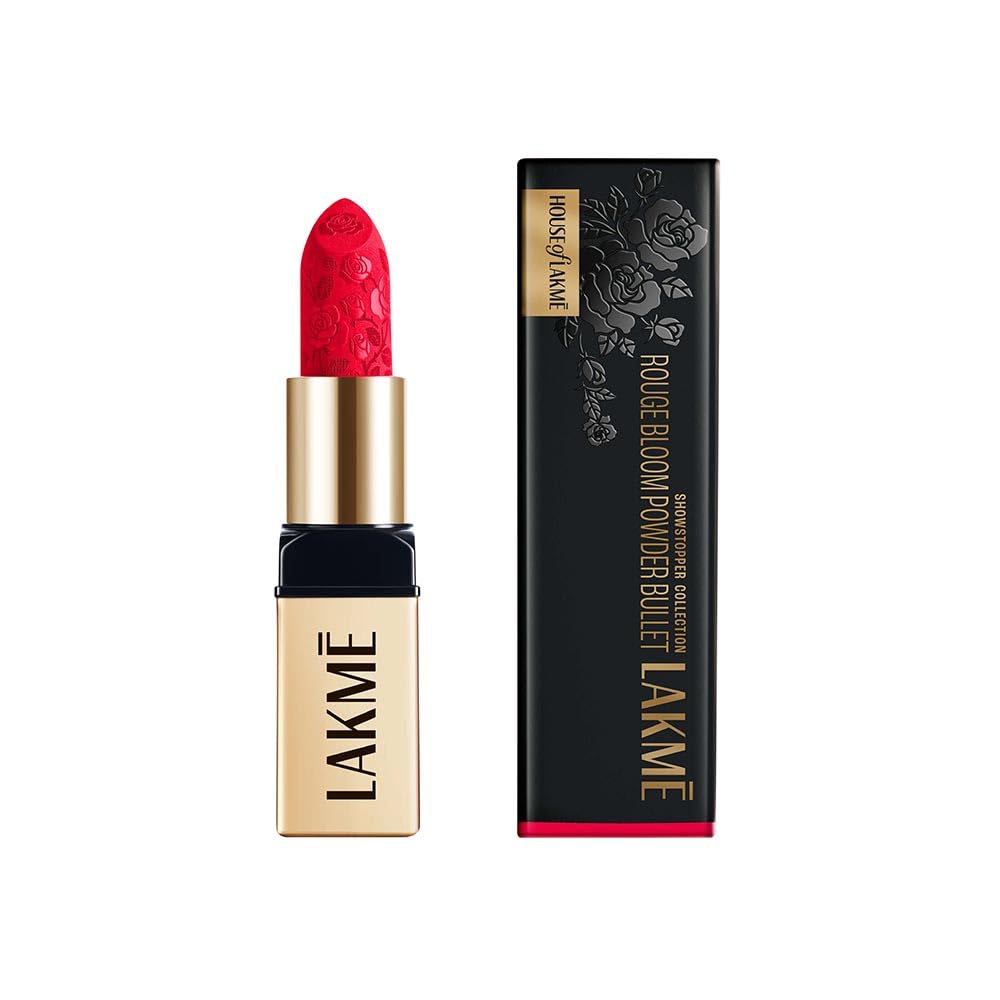 LAKMÉ LAKM Lakme Rouge Bloom Powder Matte Bullet Pink Tulip 203-4gm