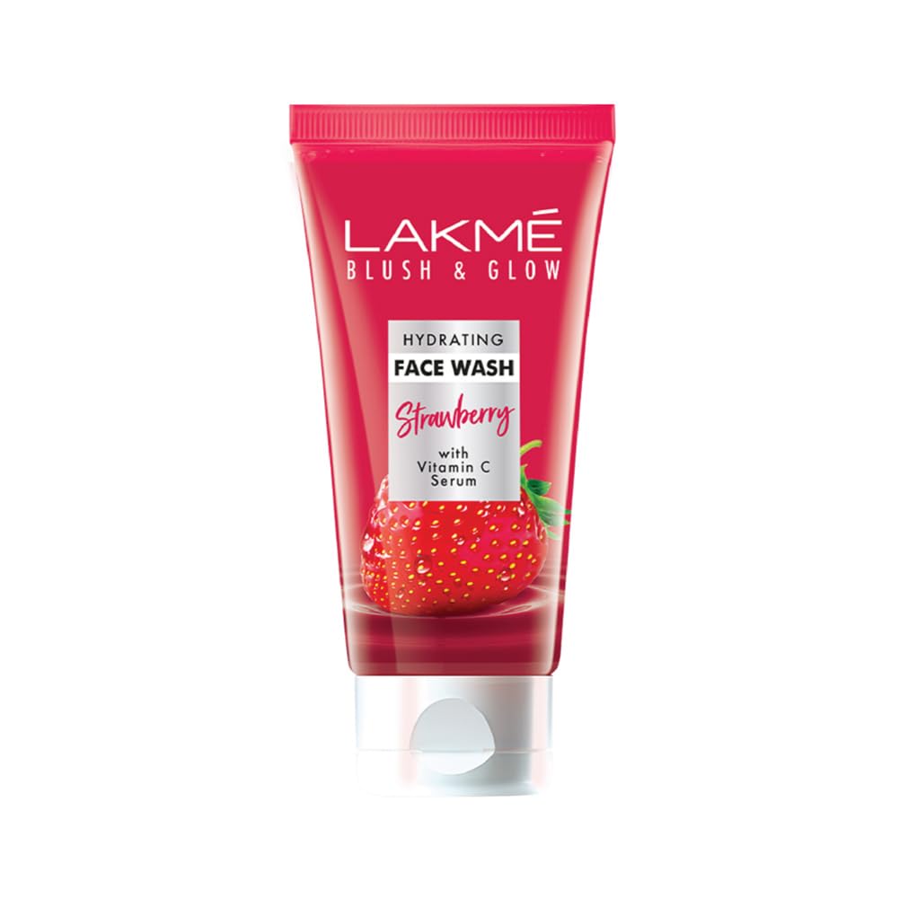 Lakme Blush & Glow Strawberry Freshness Gel Face Wash with Strawberry Extracts|| 150 g