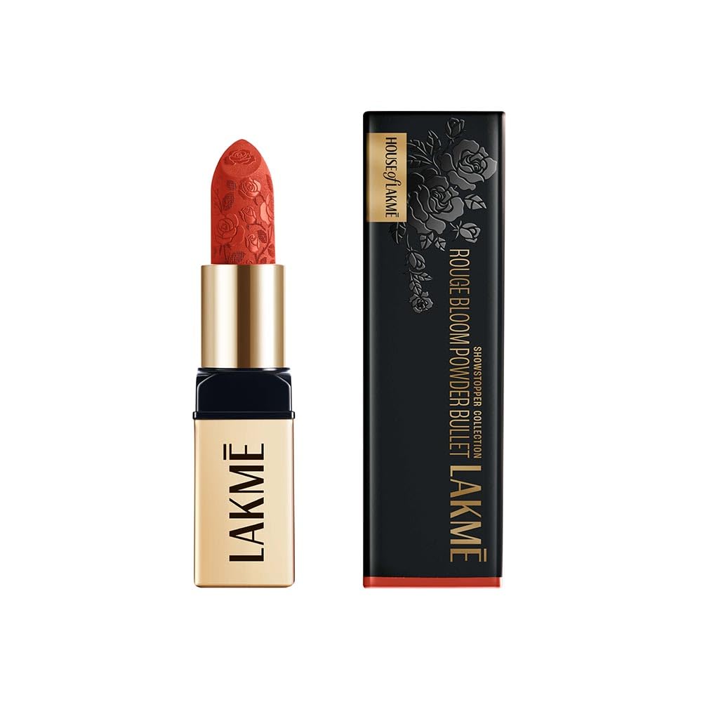 LAKMÉ LAKM Lakme Rouge Bloom Powder Matte Bullet Pink Tulip 203-4gm