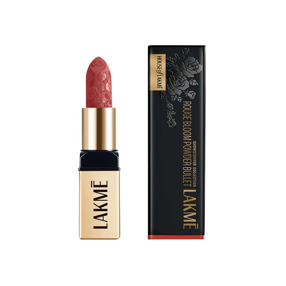 LAKMÉ LAKM Lakme Rouge Bloom Powder Matte Bullet Pink Tulip 203-4gm