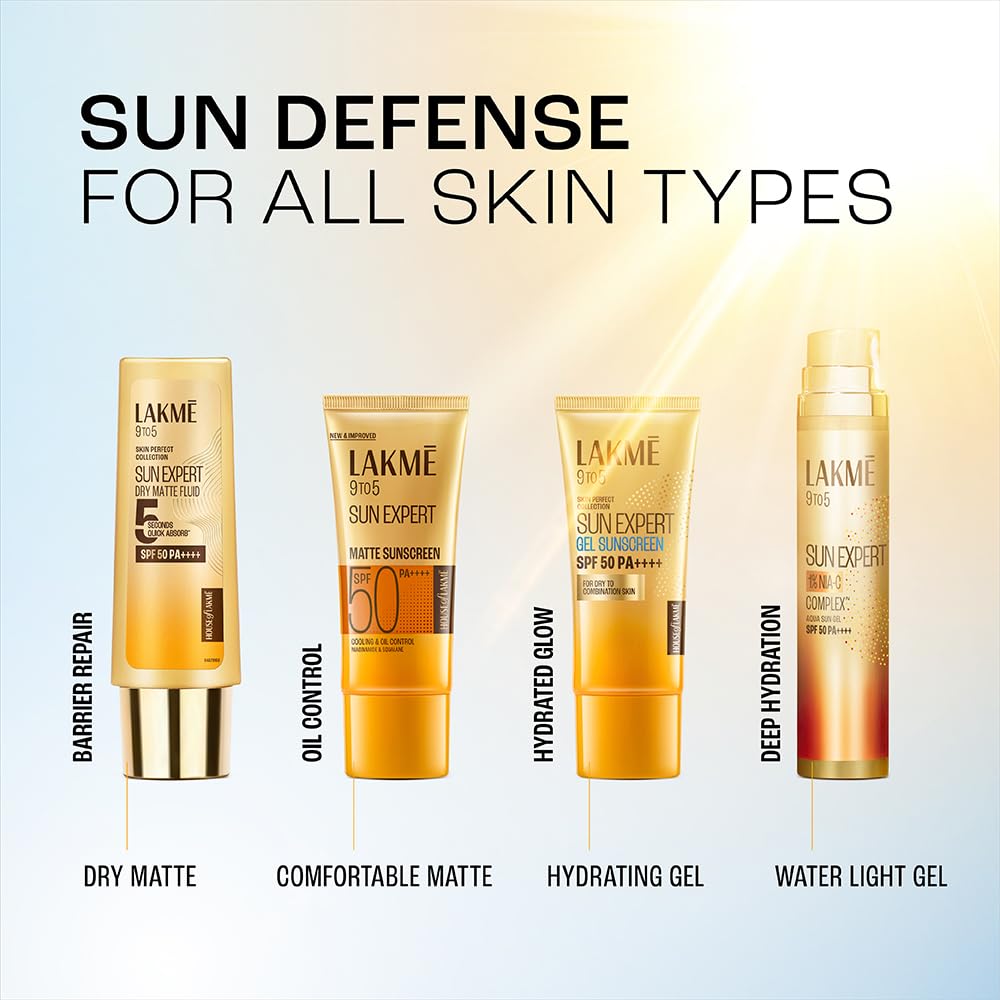 Lakme SPF 50 Sunscreen – Glow & UV Protection, 100ml