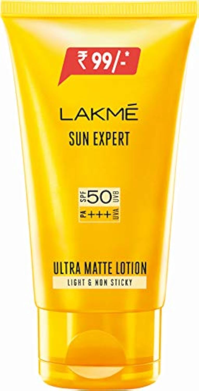 Lakme SPF 50 Sunscreen – Glow & UV Protection, 100ml