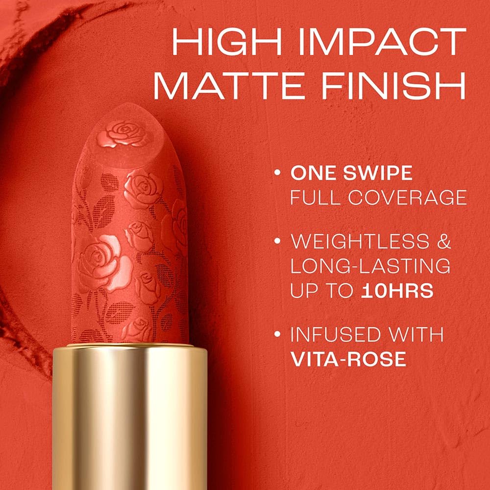 LAKMÉ LAKM Lakme Rouge Bloom Powder Matte Bullet Pink Tulip 203-4gm