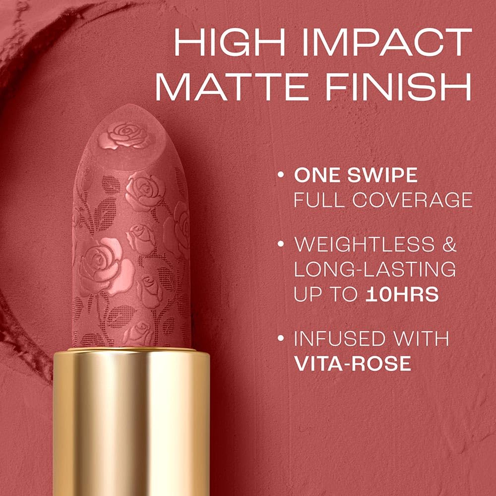 LAKMÉ LAKM Lakme Rouge Bloom Powder Matte Bullet Pink Tulip 203-4gm