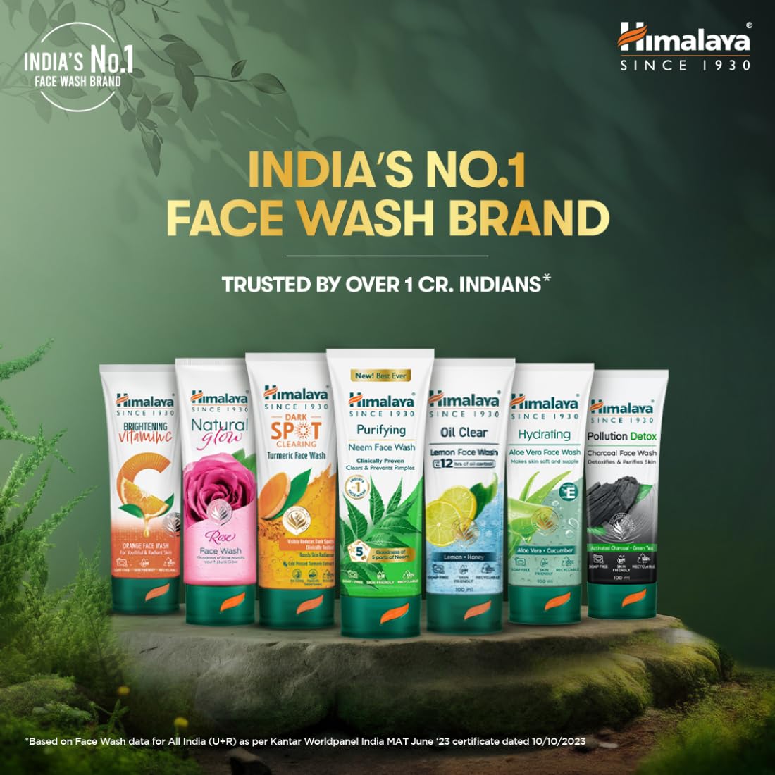 Himalaya Neem Face Wash – Clear Skin, 150ml