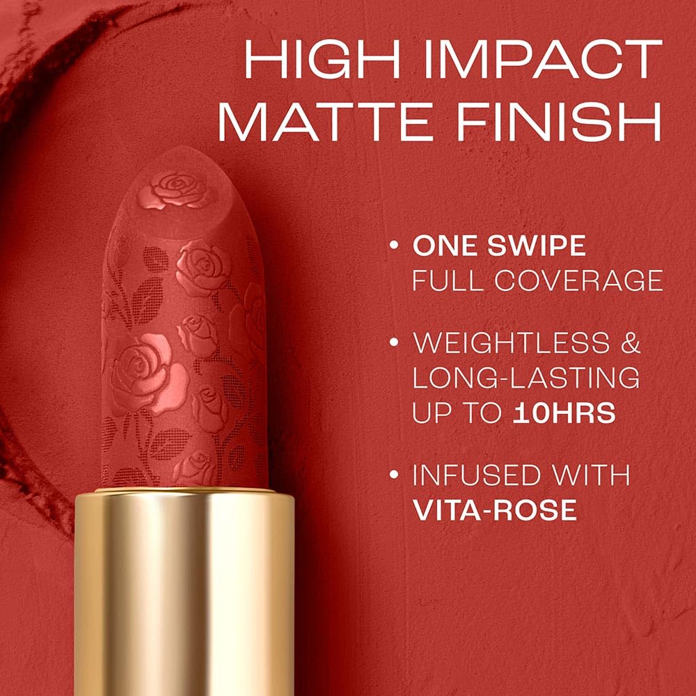 LAKMÉ LAKM Lakme Rouge Bloom Powder Matte Bullet Pink Tulip 203-4gm