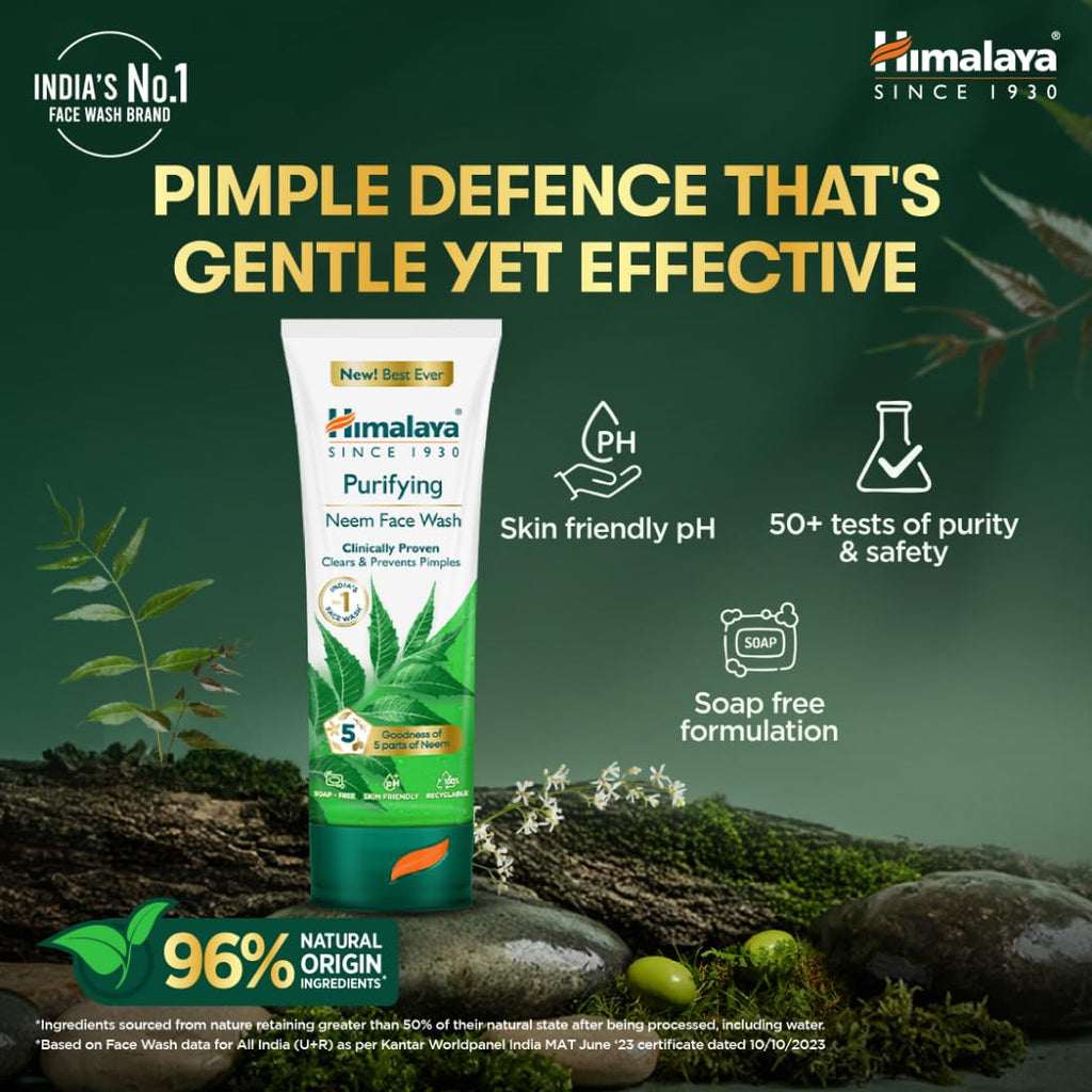 Himalaya Neem Face Wash – Clear Skin, 150ml