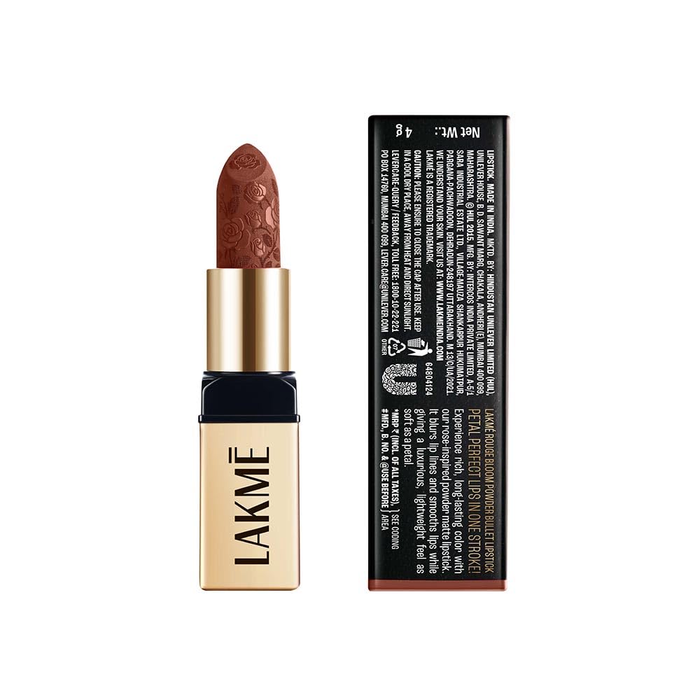 LAKMÉ LAKM Lakme Rouge Bloom Powder Matte Bullet Pink Tulip 203-4gm