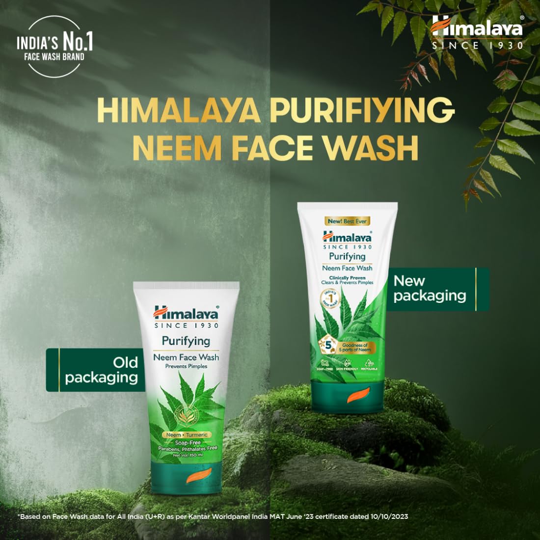 Himalaya Neem Face Wash – Clear Skin, 150ml