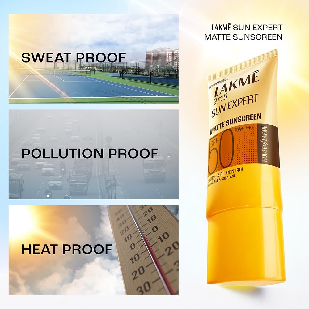 Lakme SPF 50 Sunscreen – Glow & UV Protection, 100ml