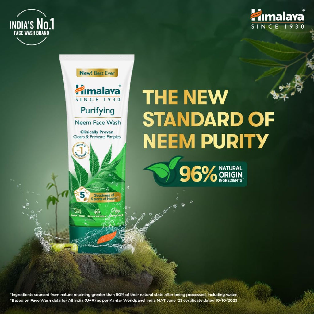 Himalaya Neem Face Wash – Clear Skin, 150ml