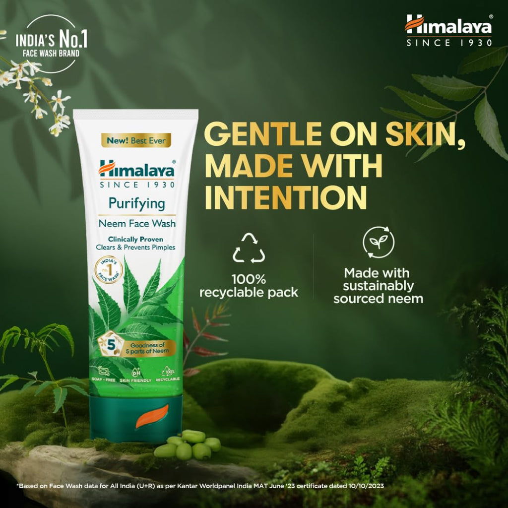 Himalaya Neem Face Wash – Clear Skin, 150ml
