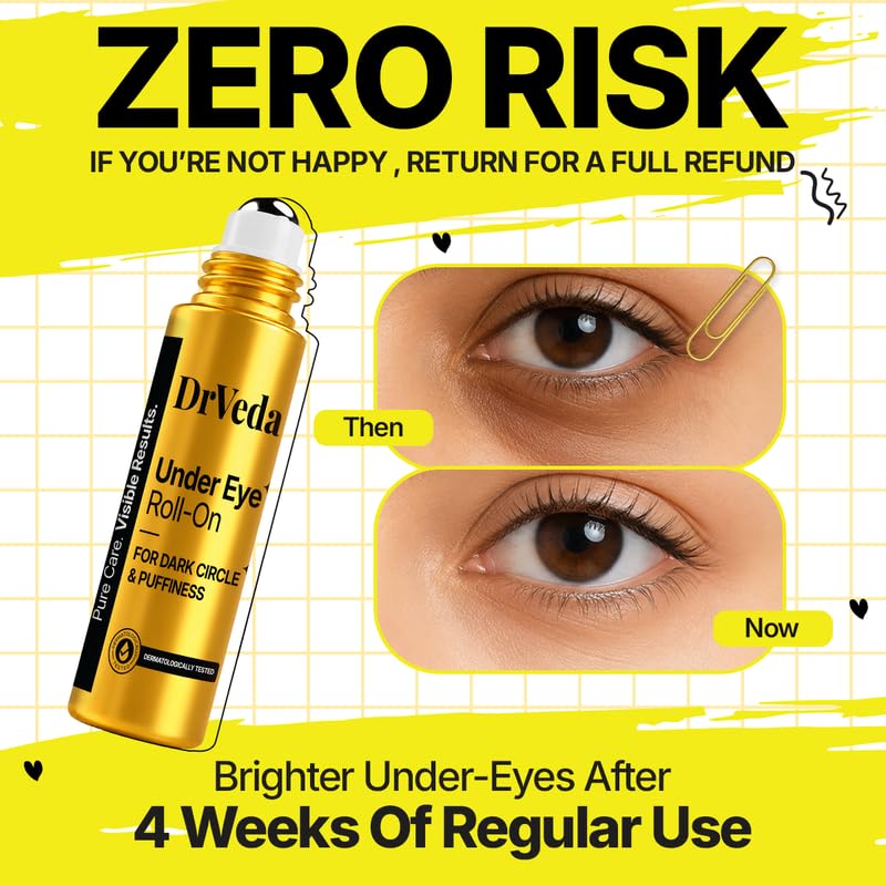 Under Eye Roll-On – Dark Circles & Puffiness, 10ml