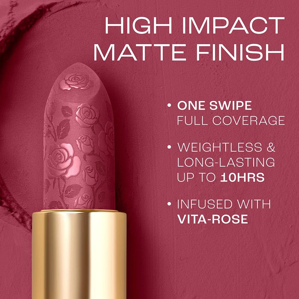 LAKMÉ LAKM Lakme Rouge Bloom Powder Matte Bullet Pink Tulip 203-4gm