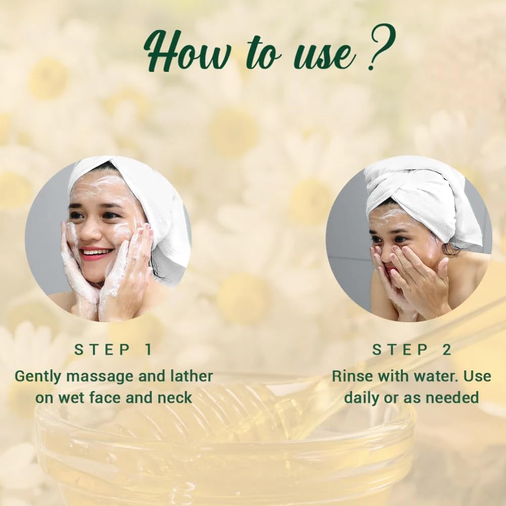 Biotique Honey Gel Soothe & Nourish Foaming Face wash | Soap Free Formula | Reduce Dryness | 100% Botanical Extracts | Suitable for All Skin Types | 150ml