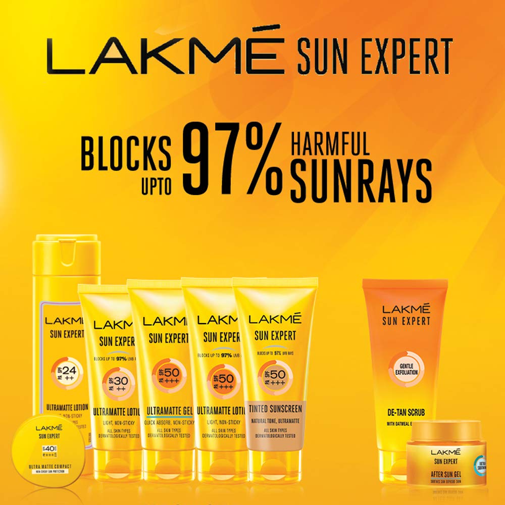 Lakme SPF 50 Sunscreen – Glow & UV Protection, 100ml