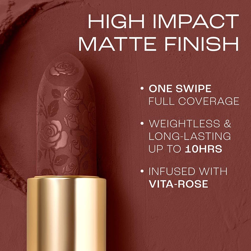 LAKMÉ LAKM Lakme Rouge Bloom Powder Matte Bullet Pink Tulip 203-4gm