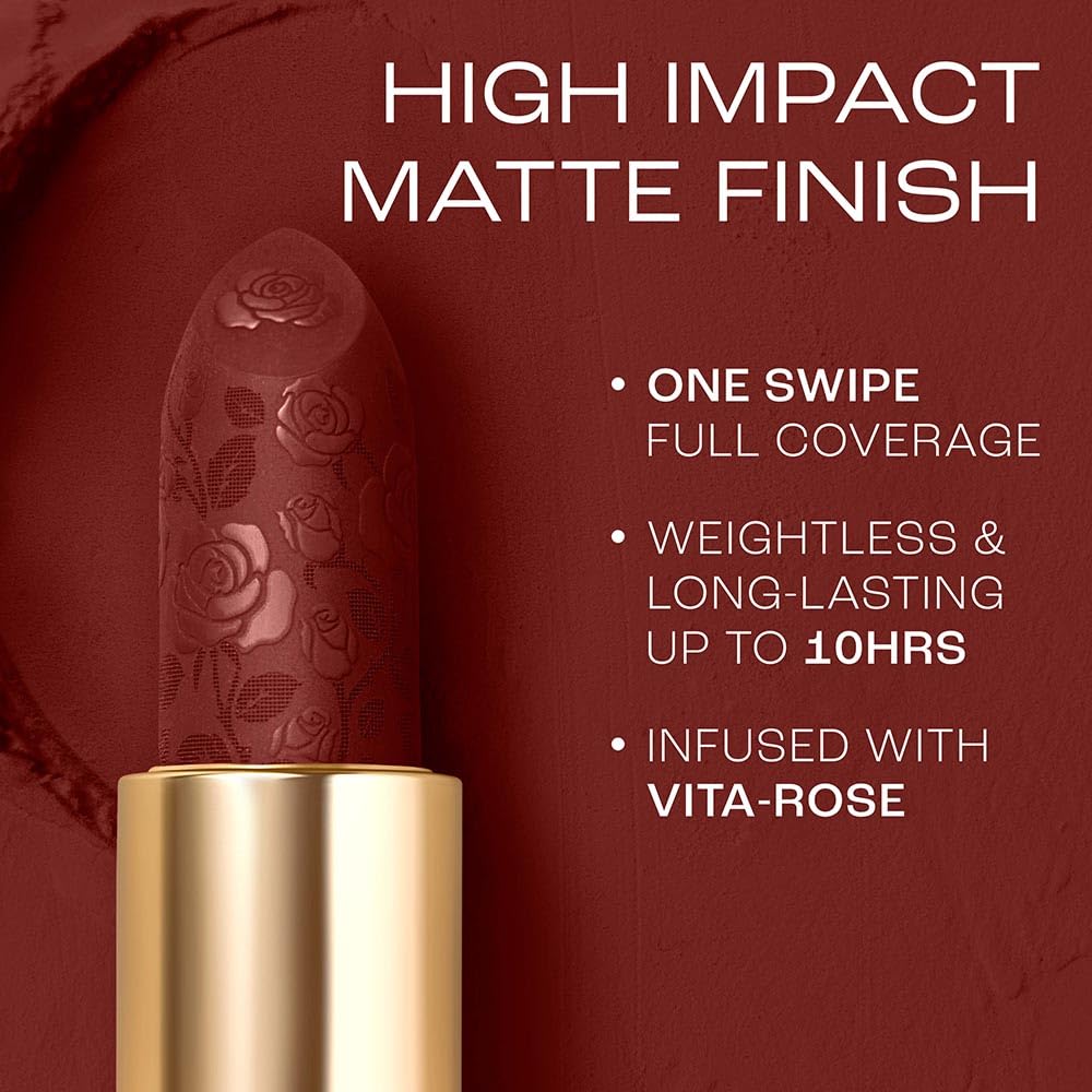 LAKMÉ LAKM Lakme Rouge Bloom Powder Matte Bullet Pink Tulip 203-4gm