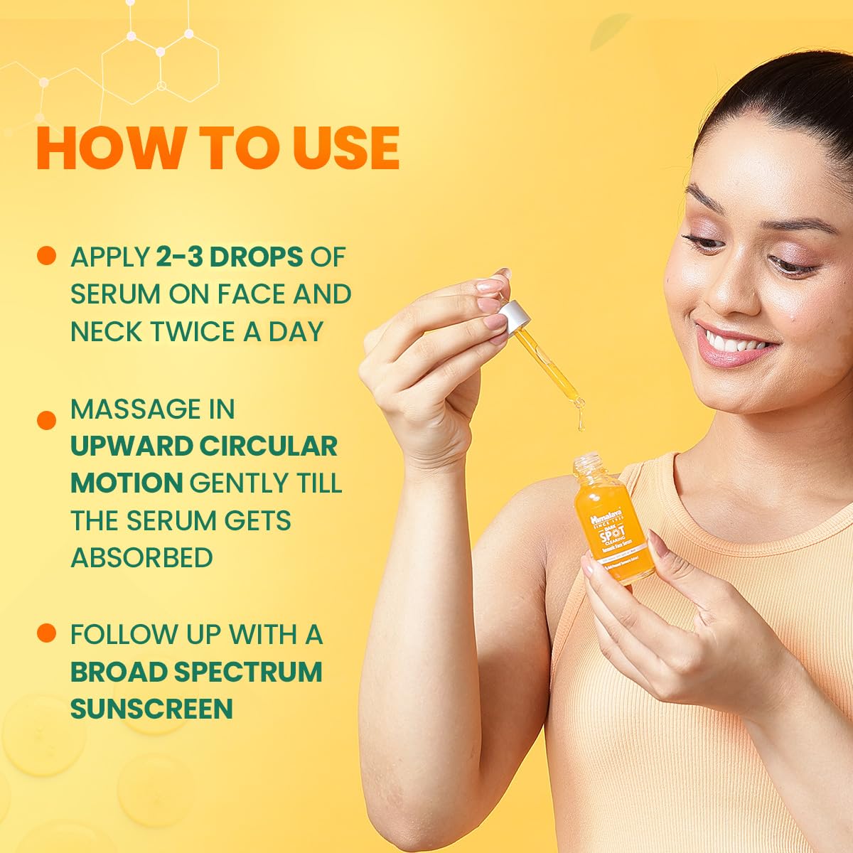 Himalaya Dark Spot Clearing Turmeric Face Serum, 15 mL | with 10% Glycolic Acid, 2% Niacinamide & Organically sourced Turmeric | Visibly Reduces Dark Spots from Day 7 | Clinically Tested | Non Staining
