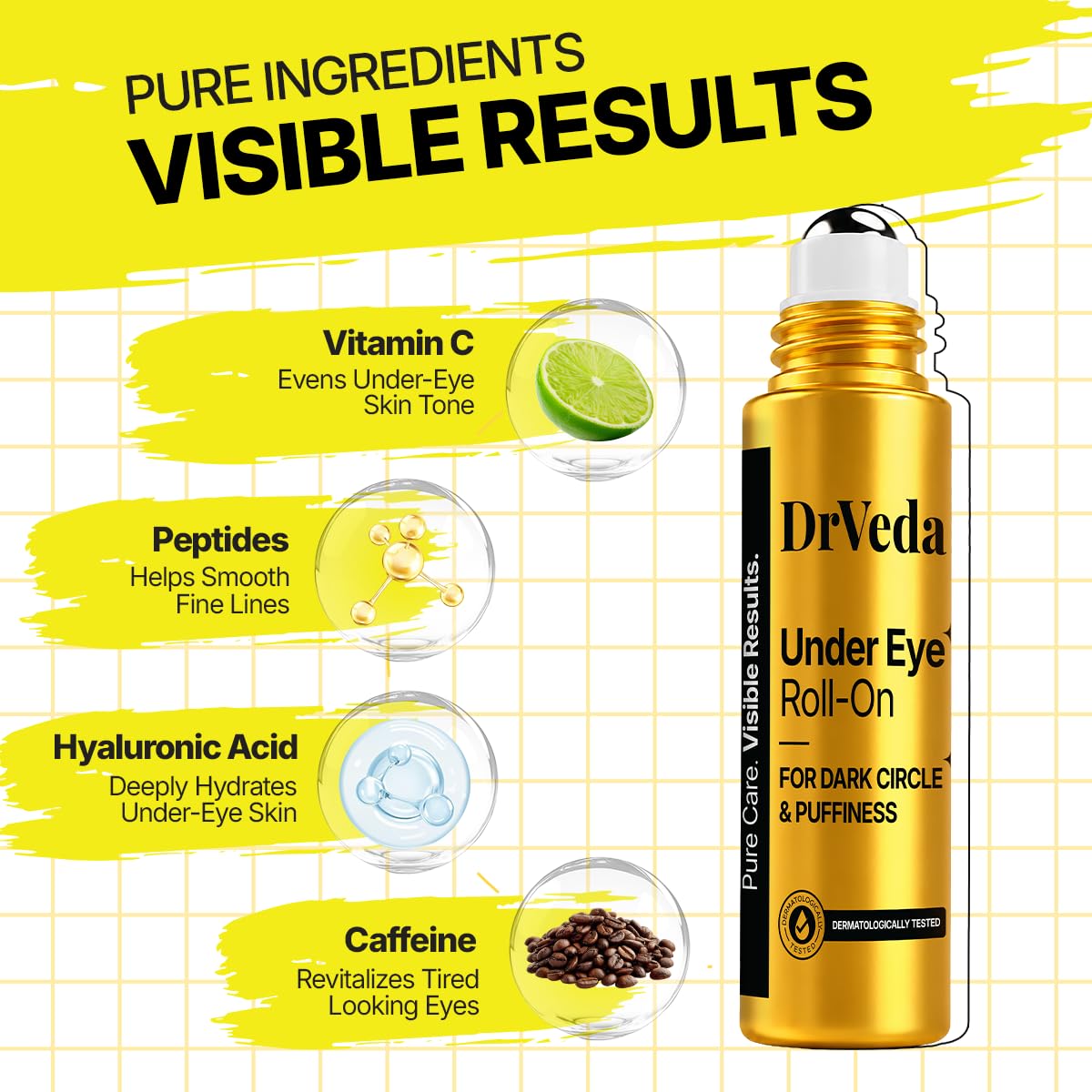 Under Eye Roll-On – Dark Circles & Puffiness, 10ml