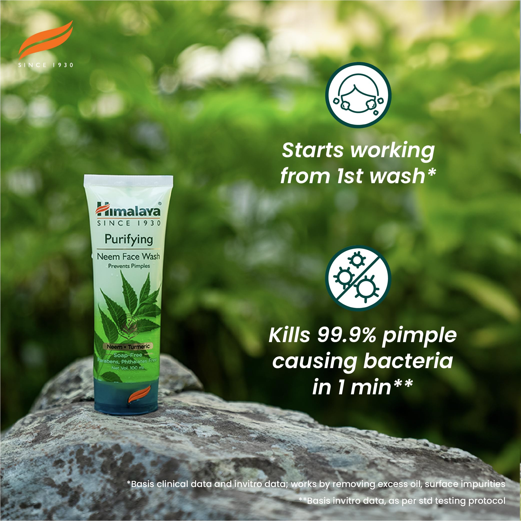 Himalaya Neem Face Wash – Clear Skin, 150ml