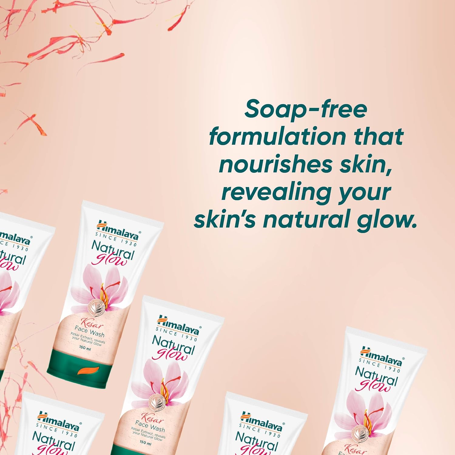 Himalaya Kesar Face Wash – Natural Glow, 150ml